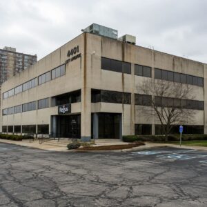 Commercial property in Greater Philadelphia showing signs of deferred maintenance