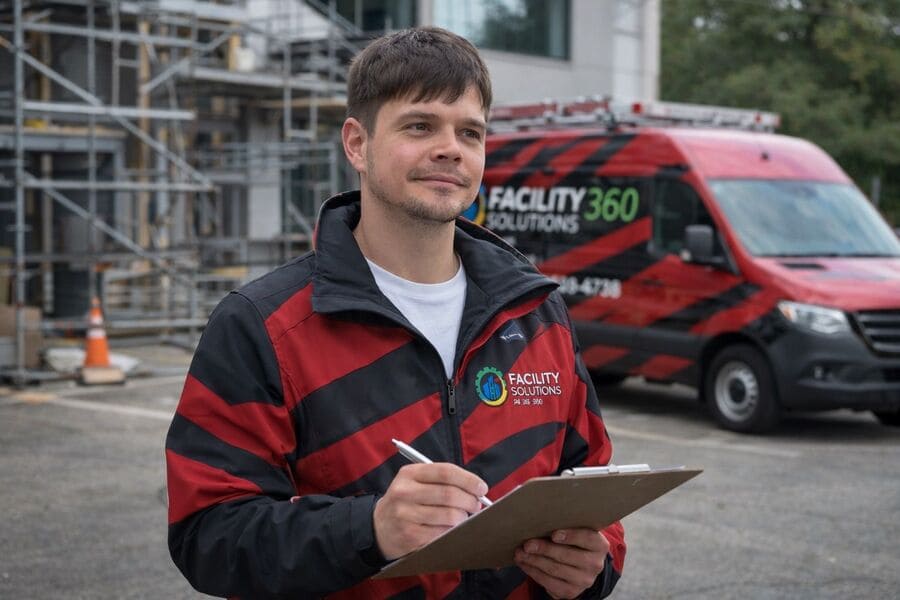 Facility360 emergency repair crew