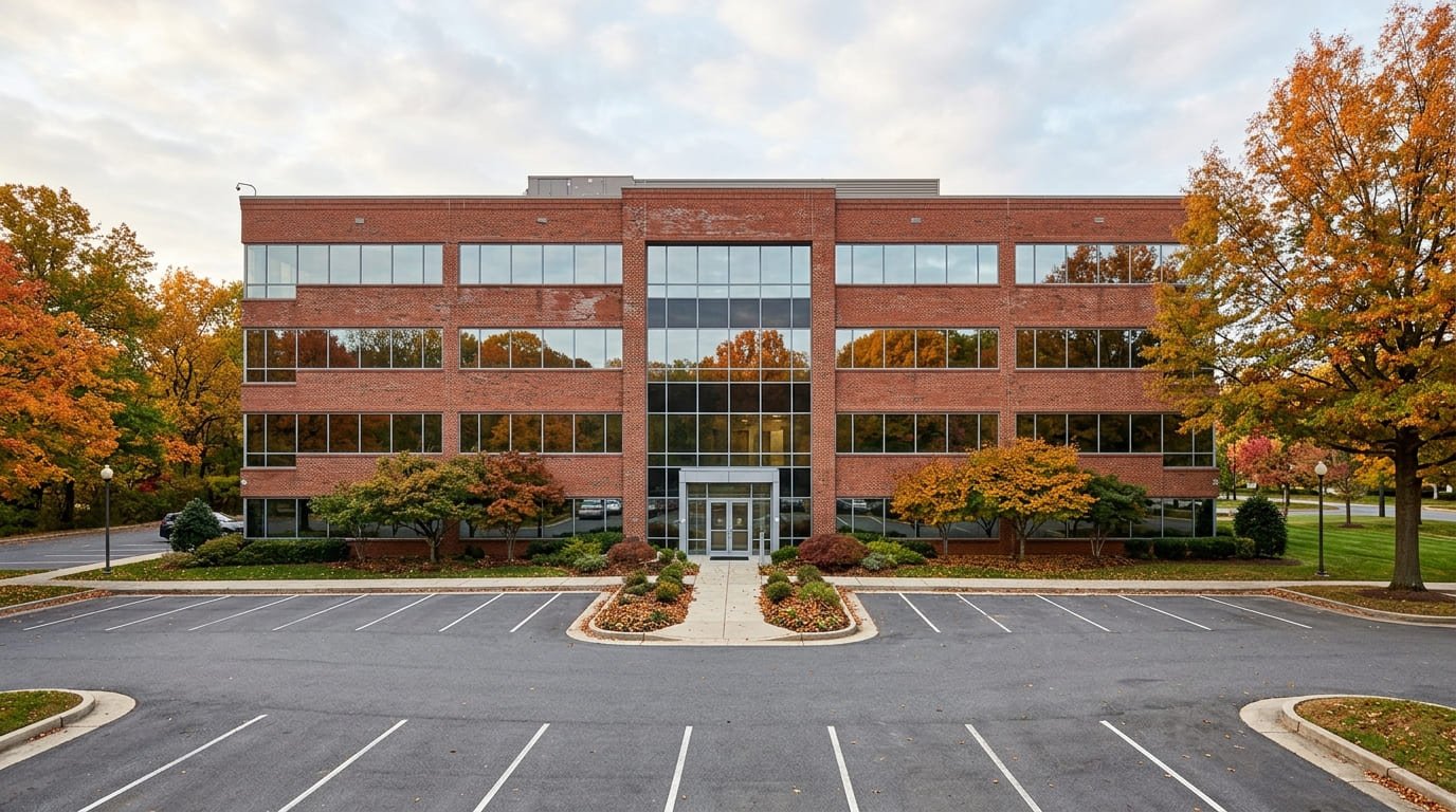 Multi-tenant office building in the Philadelphia area maintained under a scheduled facility maintenance program